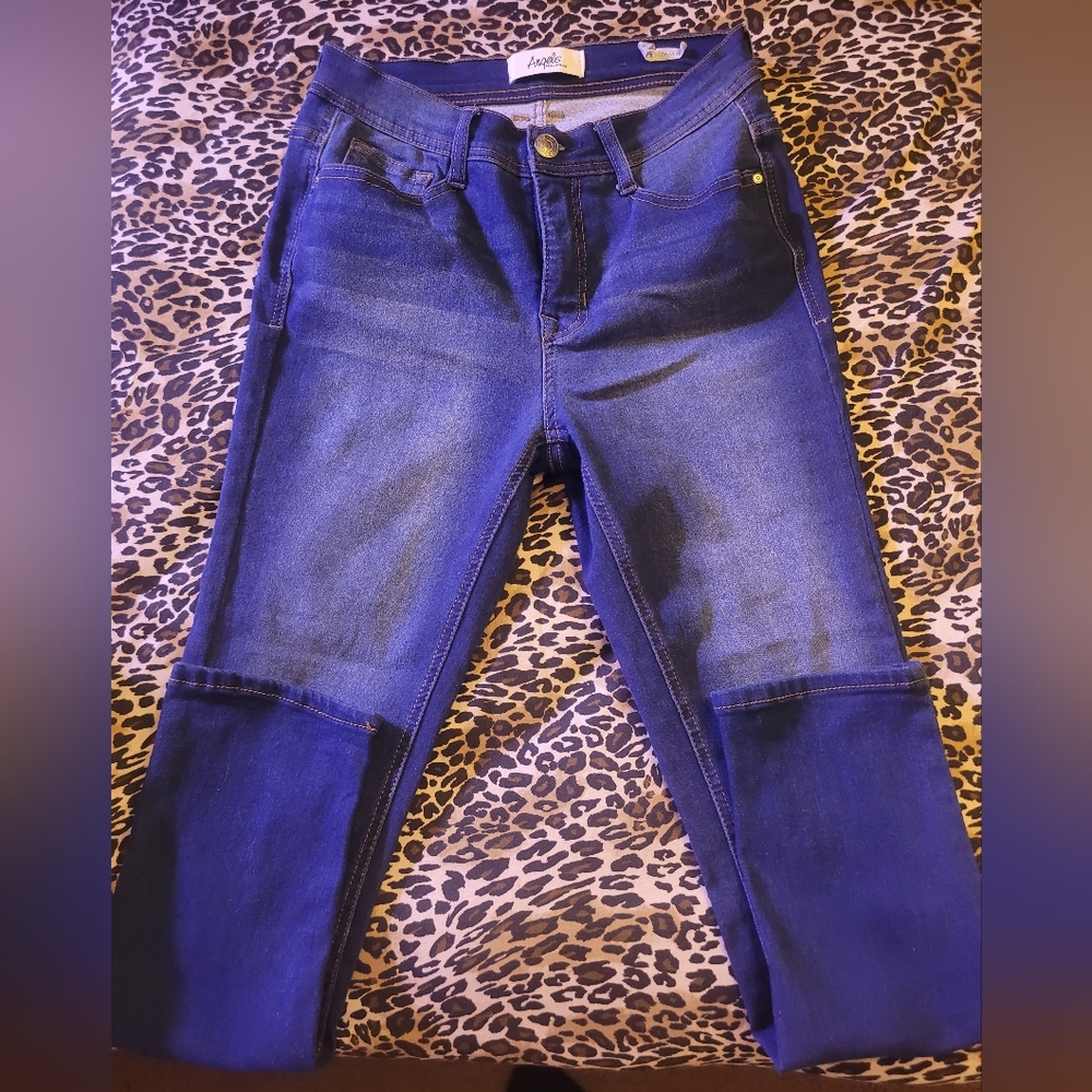 Angels Women's Deep Blue Skinny Jeans